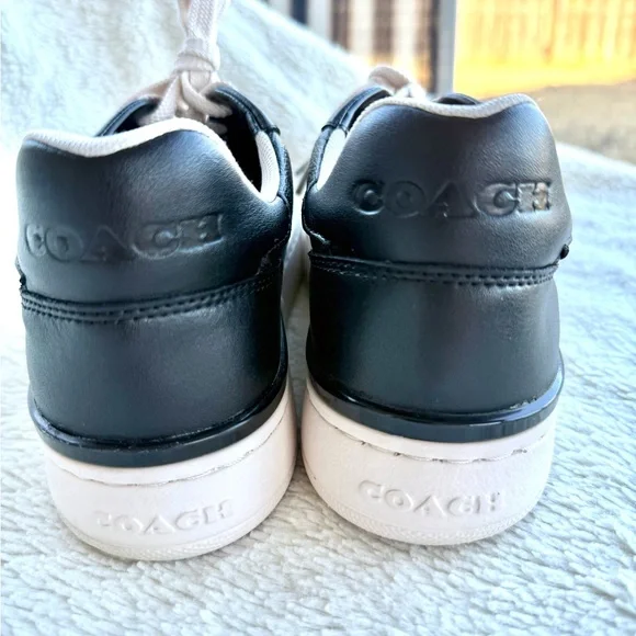 COACH‎ Clip Court Low Top Sneaker BLACK SIZE 8B - Picture 6 of 11